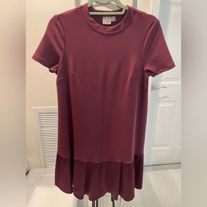 Chic Burgundy ASOS Dress